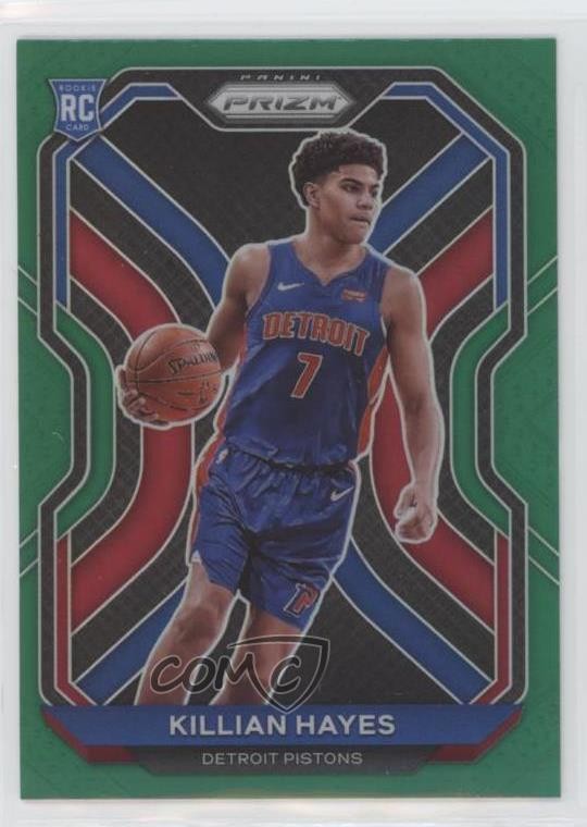 2020-21 Panini Prizm Green Prizm Killian Hayes #270 0z47