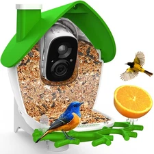 birdsnap® MON - Bird Feeder with Camera, 2K Detachable Video Bird Feeder Li