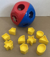 Tupperware Shape Sorter used 10 shapes complete