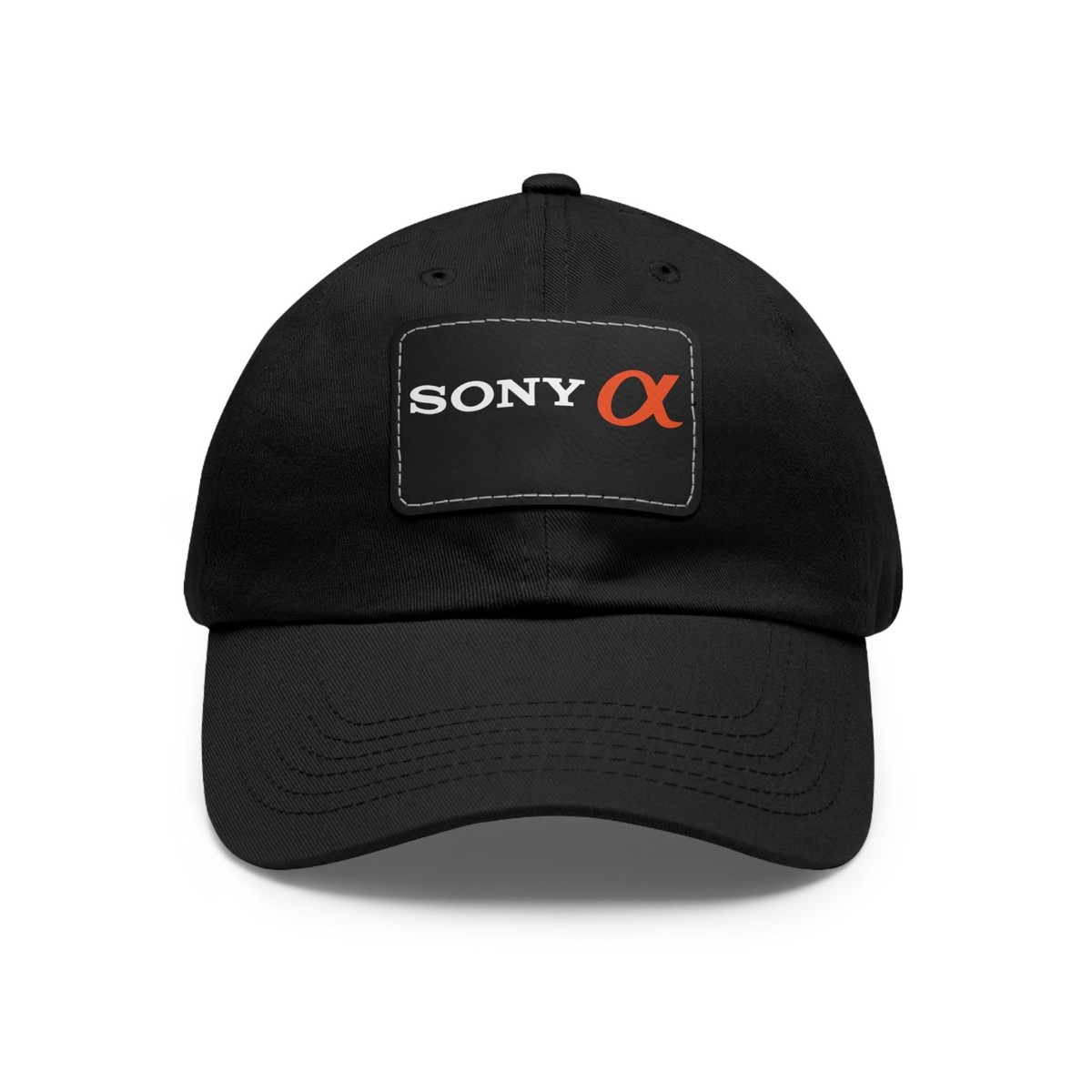 Sony Alpha Style Camera Logo Dad Hat Leather Patch One Size  display picture 1