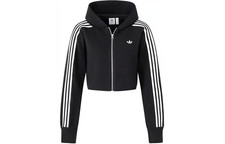 Adidas Originals Premium Zipper Hoodie Sweater Women's Black JI7061