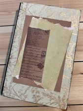 Vintage Junk Journal Original, Ready to Decorate