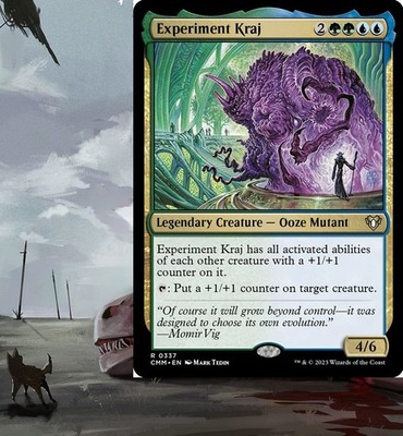 Experiment Kraj Commander Deck Simic Counters MTG Magic Ready-to-Play Control