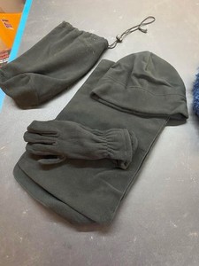 hat, scarf and gloves