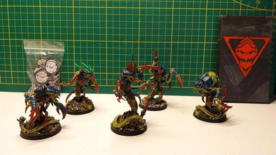 5X Built Painted Raveners Tyranids Model Kill Team Games Workshop Warhammer 40K