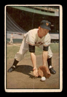 1953 Bowman Color #1 Davey Williams   FAIR X3050467