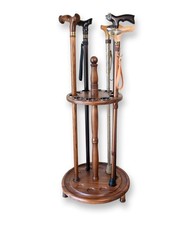 Cane Stand - Handmade, Wooden - Display Cane Stand Holder for Walking Sticks ...