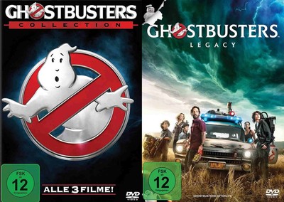 Ghostbusters - Collection 1-3 + 4 Legacy im Set # 4-DVD-Neu