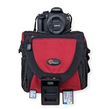 Canon EOS Rebel T5 DSLR Black Digital Camera 18-55mm Lens Tested Works