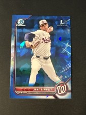 2022 Bowman Draft Sapphire Jake Bennett BDC-141 1st Boston Red Sox