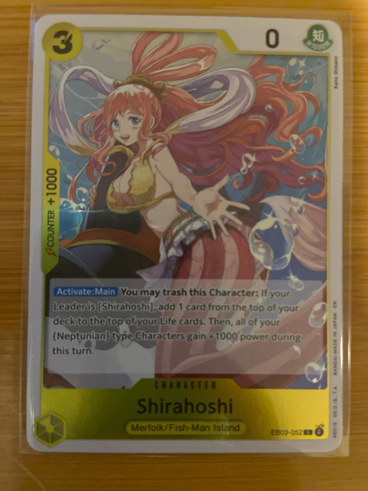 Shirahoshi EB03-052 Extra Booster: One Piece Heroines Edition Foil