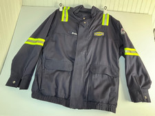 Bulwark FR 2112 Protective Apparel Men's Navy Blue Flame Resist Jacket Size XXL