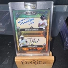2024 WC 5 Card Draw Shedeur Sanders Travis Hunter Green Gold Gold Dual Auto #1/1