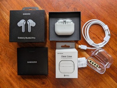 Samsung Galaxy Buds 3 pro mit Zubehör weiß Case Kopfhörer blutooth