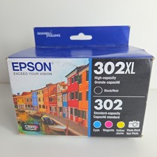 NEW GENUINE - EPSON 302XL COMBO INK - T302XL-BCS Sealed Ugly Box 2026