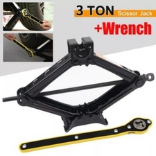 Scissor Jack 3ton 6614 Lbs Steel Scissor Car Kit Lift Jack Kit Wlug Wrench