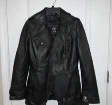 NWT Whet Blu Leather Jacket missing belt SIZE M But Feels Smaller