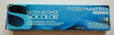 MATRIX ULTRA BLONDE SOCOLOR ULTRA-LIFT PERMANENT CREAM COLOR Intense Ash Ul-IA