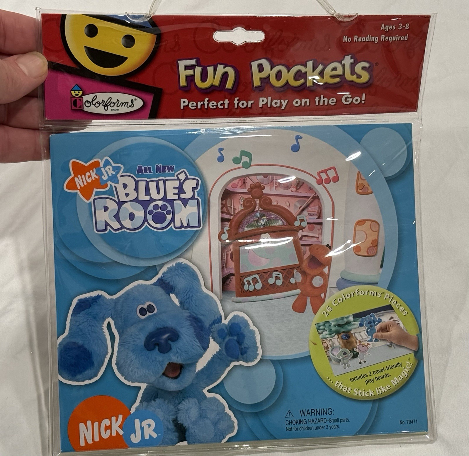 Blue&rsquo;s Room Colorforms Fun Pockets