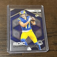Puka Nacua 2025 Panini Mosaic #7 Epic Performers Los Angeles Rams