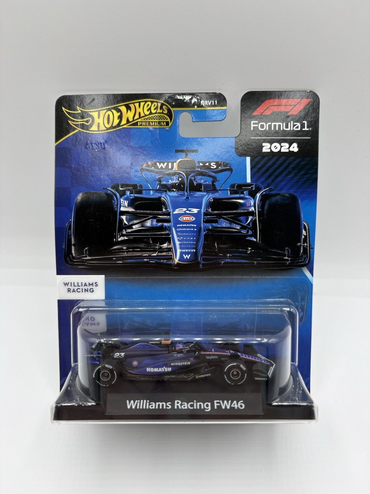 Mattel Hot Wheels Premium F1 Formula 1 Williams FW46 Team #23 1/64 Diecast Albon