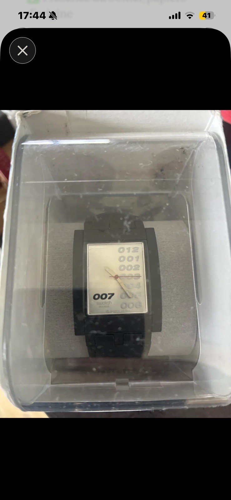 Montre Swatch James Bond montre étanche légère pour éviter les rayures du quotidien