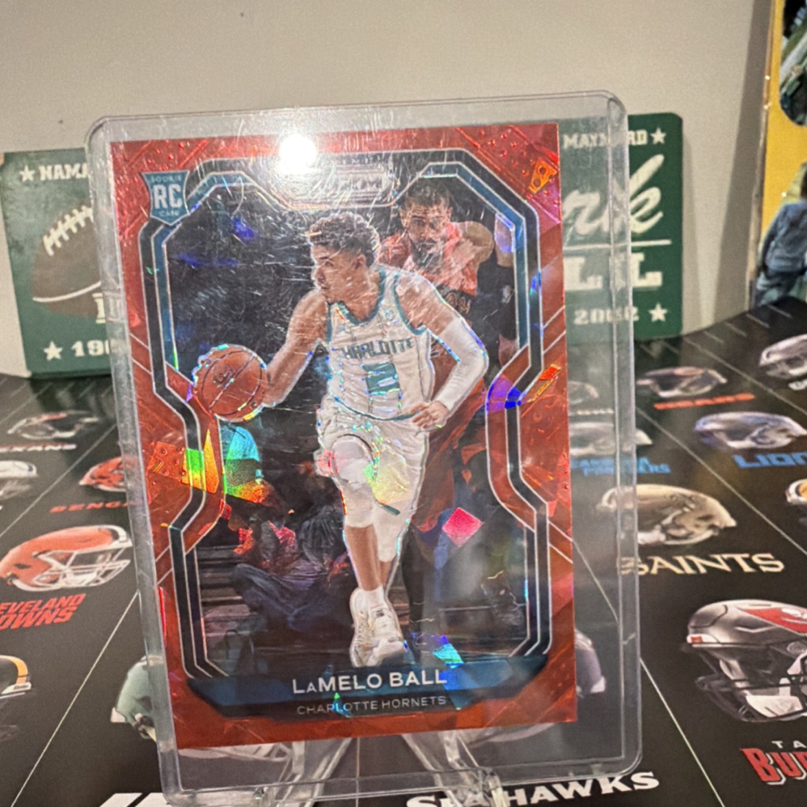 2020-21 Panini Prizm Red Ice Rookie #278 LaMelo Ball Charlotte Hornets NBA