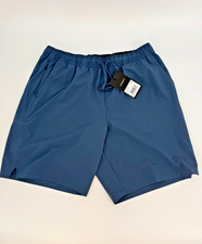 Bad Birdie Active Athletic Golf Shorts-Men's Med Navy Drawstring Unlined