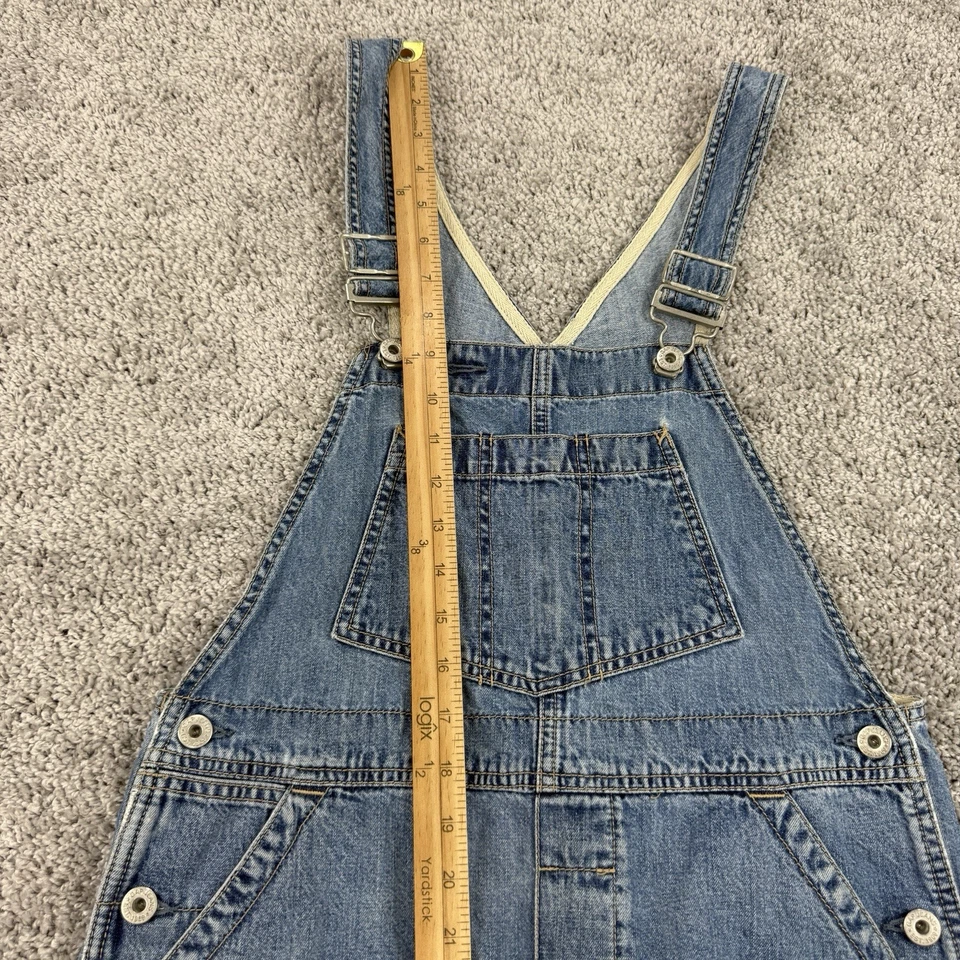 Pantalones Cortos De Colección Y2K Gap Denim Para Mujer XS Industrial Babero Country Mono Foto 4 de 4