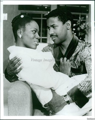 1988 Photo Marsha Jackson Denzel Washington Starring In Checkmates Theater 8x10
