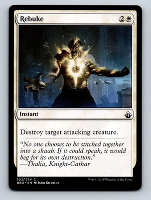 MTG Magic The Gathering Rebuke Battlebond Regular - Image 1 of 2