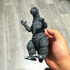 Godzilla Action Figure Black/Gray with Silver Dorsal Spines, Ages 4-7