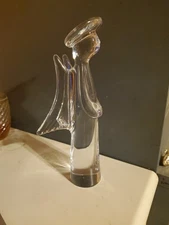 The Tuscany Collection Japan 24% Lead Crystal Angel Figurine Heavy 9.5" Tall