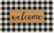 Welcome Front Entrance Mat, Outdoor Collection, 17x29, Welcome