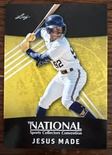 2025 Leaf NSCC Exclusive Jesus Made Steel City Collectibles #/2500 Brewers