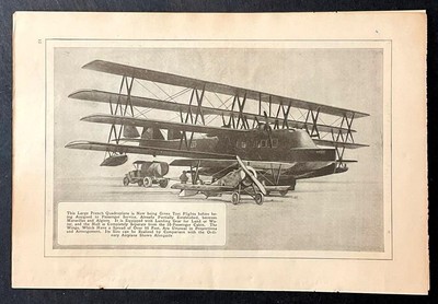 Besson H-5 1923 pictorial “French Quadruplane has Original Features ...