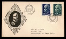 DR WHO 1956 PORTUGAL FDC PROF JOAQUIM CACHET COMBO 2.30 w29750