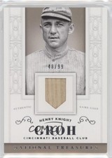 2014 Panini National Treasures 48/99 Heinie Groh #100 1h1