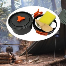 Camping Batterie De Cuisine Mess Kit Poêle pour Barbecue Activités De Plein