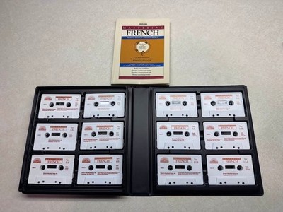 Barron's Mastering French Language Course FSI Diplomatic 12 Cassettes & Book