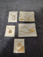 Set Of 5 Necklaces Letter P And Letter N Letter Z Hearts For Her