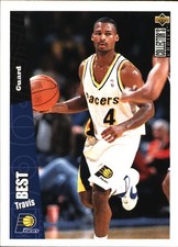 1996-97 Collector's Choice Travis Best #68 Indiana Pacers FREE SHIPPING