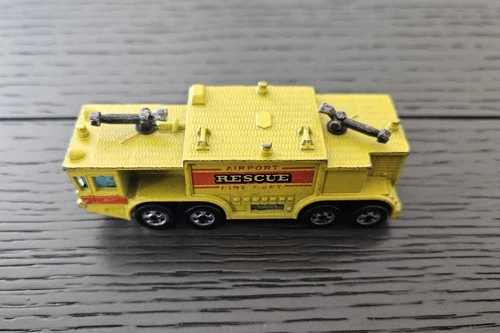 Hot Wheels Vintage 1979 Airport Rescue Fire Truck - Die Cast 1:64