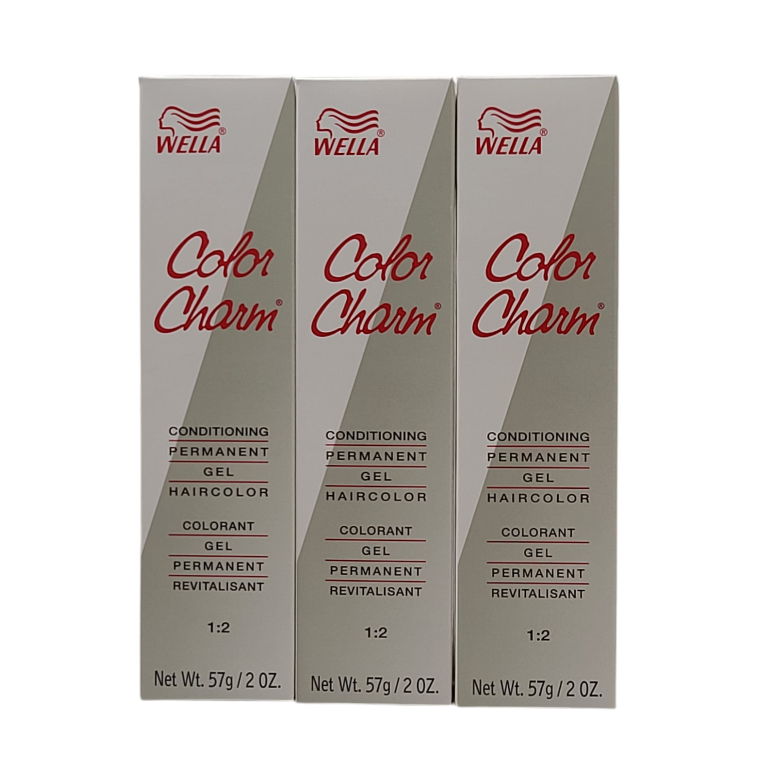 Charm Permanent Gel Hair Color 632 Medium Ash Blonde 2 Oz