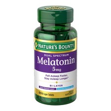 Nature's Bounty Melatonin 5 mg Dual Spectrum 60 Tablets
