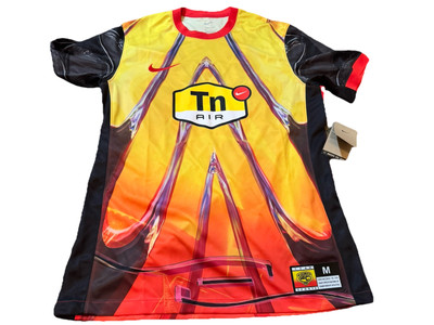 Nike Soccer Jersey Tuned Air Tailwind  What The  Tn Air Flames Medium NEW
