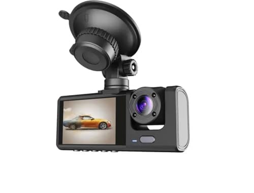3-ПОЛОСНАЯ КАМЕРА SUPER HD 1296P С МОБИЛЬНЫМ ПРИЛОЖЕНИЕМ, WI-FI BLACK BOX - ЧЕРНЫЙ