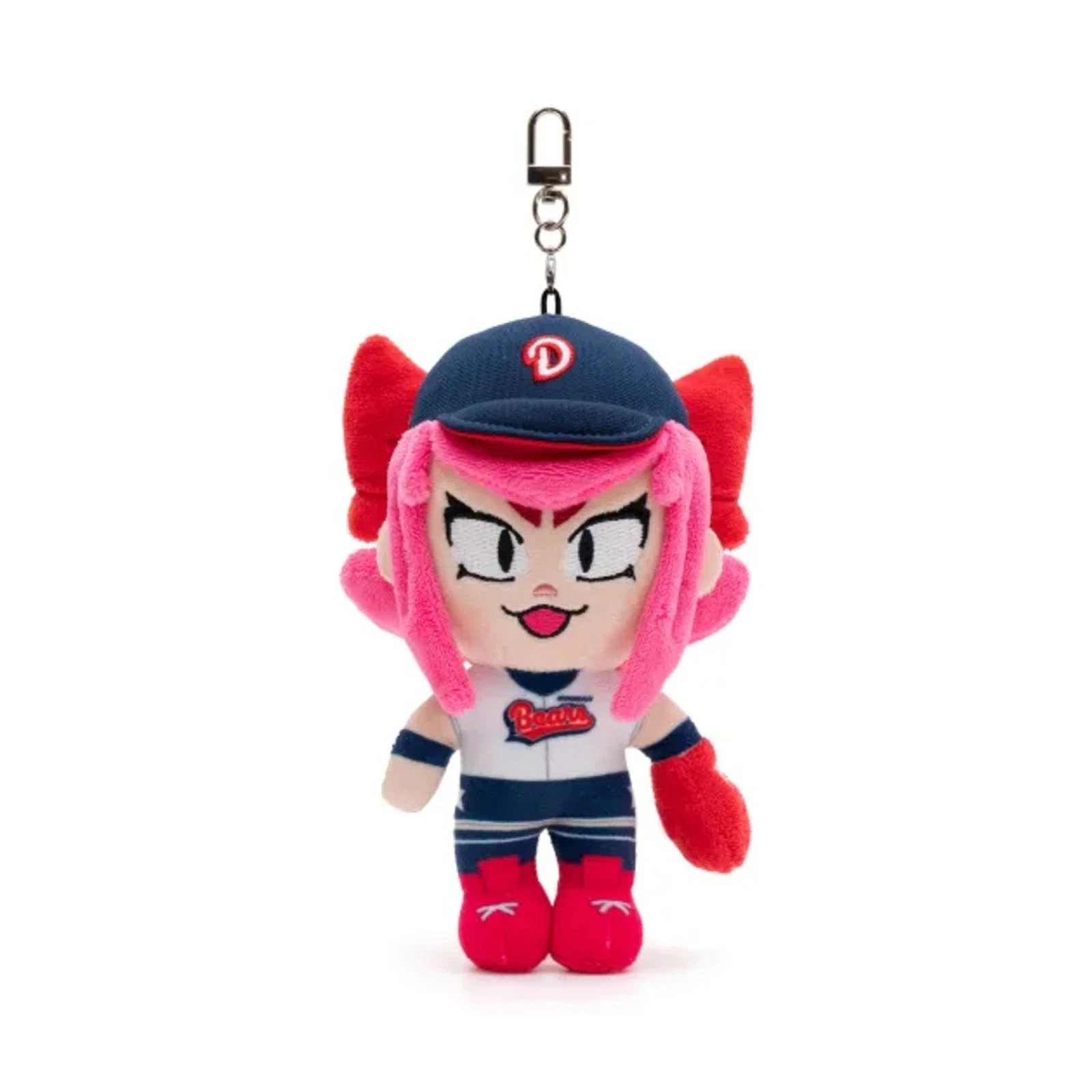 Doosan Bears x Brawl Stars Melodie Plush Keychain Doll KBO Korea Exclusive 18cm