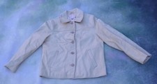 Vintage J Crew Women's Leather Jacket Size M.