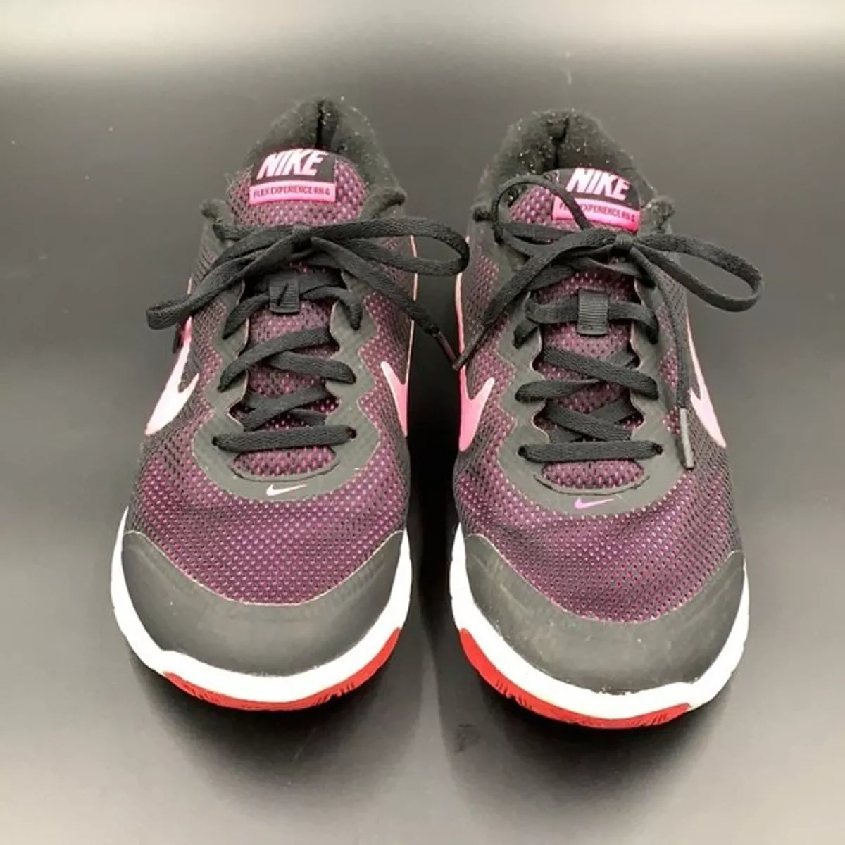 Black/ Pink Women&#039;s Nike Flex Size 9.5 eBay